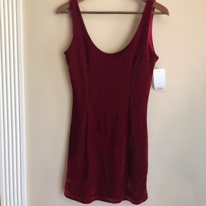 Velvet cocktail dress